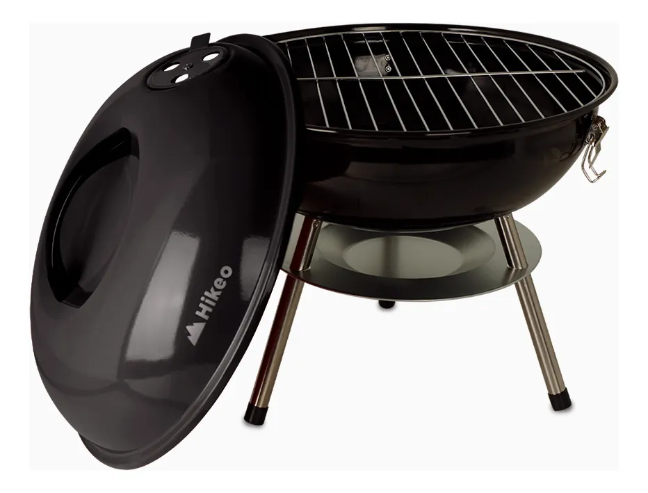 Asador Portátil de Carbón Hikeo 36 cm