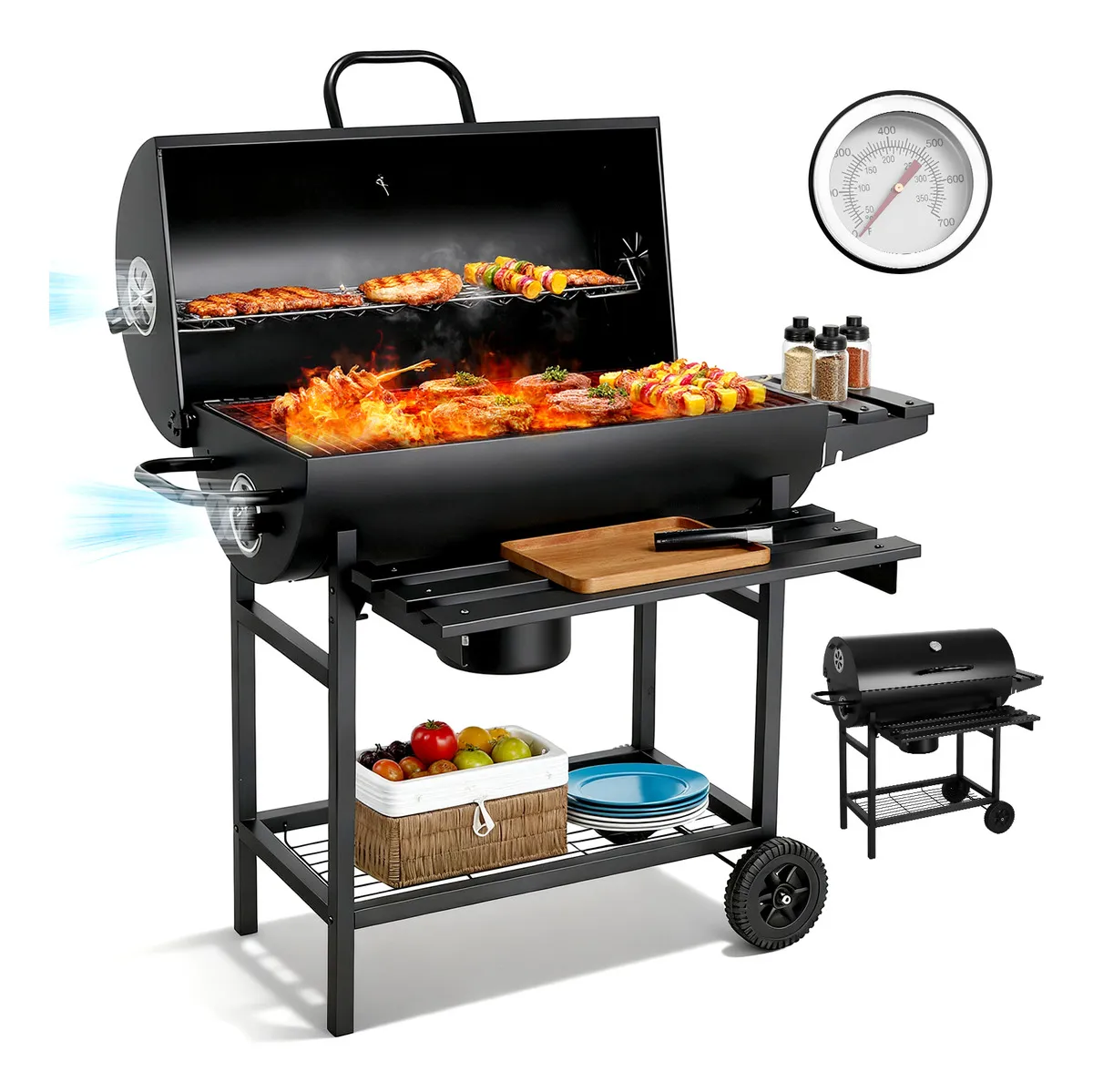 Asador Tipo Barril – La Tradición Mexicana Hecha Acero