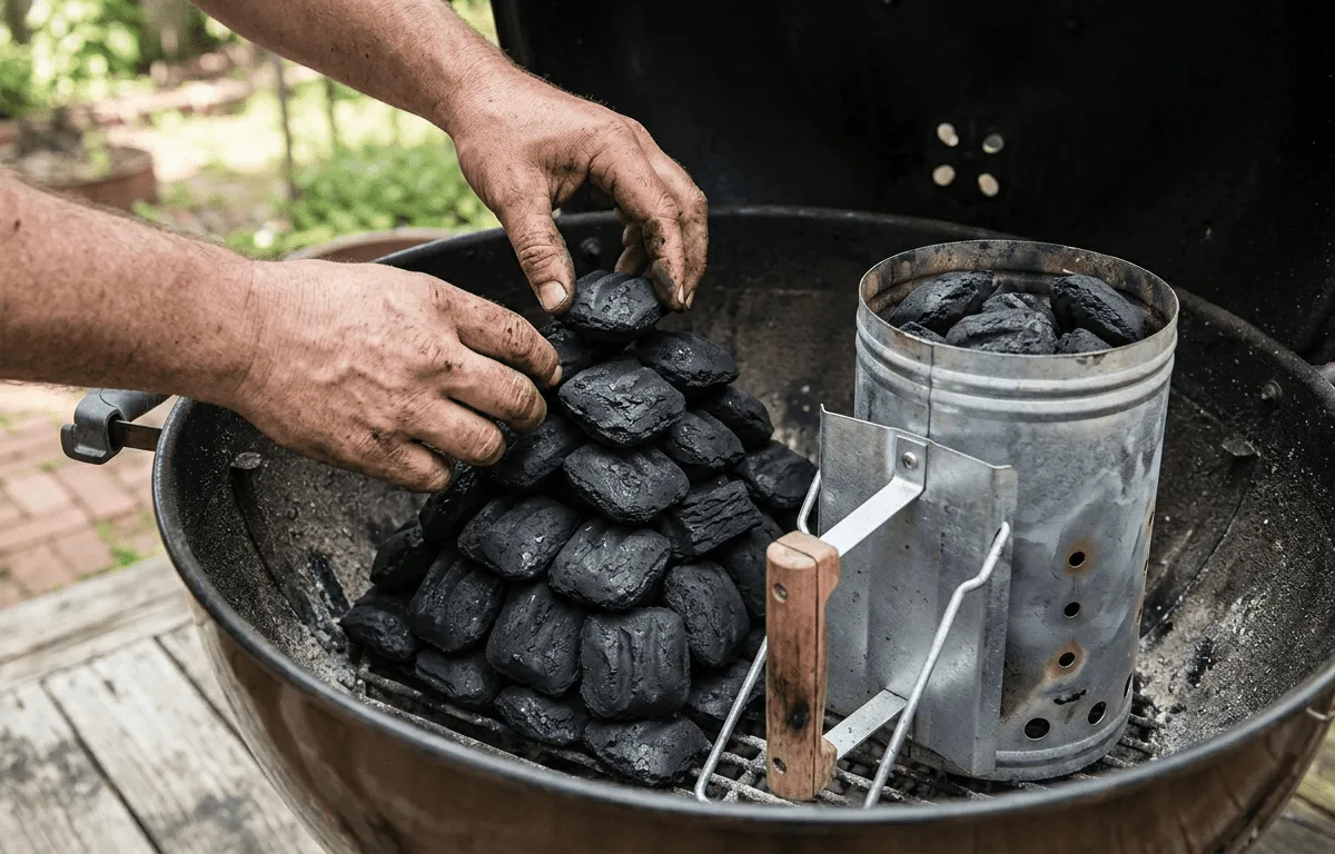 encender asador sin químicos